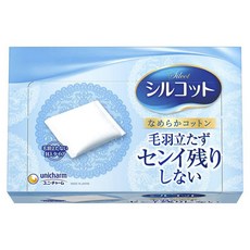 시루콧토 부드러운 코튼 보풀과 섬유가 남지 않는 화장솜, 82매입, 1개