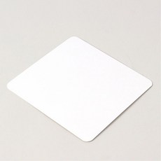 정사각 흰종이 수채 무지카드 8x8 100매 메세지 엽서, 5팩, 화이트