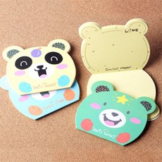 완자스토어 동물 메모지 40매 사은품