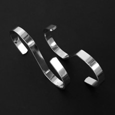 HYS STORE S고리 실버 10MM 에스자고리