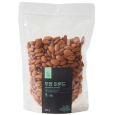 느으림 건강하게 두 번 볶은 무염 볶음 아몬드, 1개, 600g