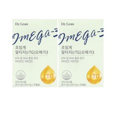 닥터린 초임계 알티지 오메가3, 30정, 2개