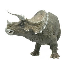 트리케라톱스 3개뿔 공룡 피규어 공룡조립 동물보형, 1개