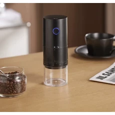 USB 충전식 전기 커피 콩 그라인더 38 외부 조절식 주방 액세서리, 02 995 black