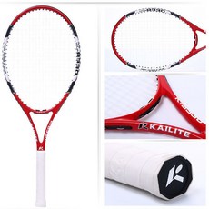 【櫥窗好物】台灣出貨 鋁碳一體訓練網球拍戶外健身運動器材男女通用球拍網球拍, 紅色, 1個, K-8330