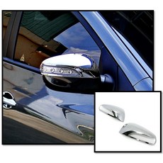 圓夢工廠 Hyundai 現代 IX35 ix35 2010 2015 改裝 鍍鉻銀 後視鏡蓋 後照鏡蓋 照後鏡蓋飾貼, 1個