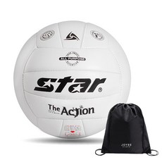 스타스포츠 배구공 더 액션 5호 VB635T, VB635T + JOYBE 공가방, 1개