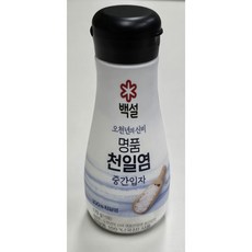 백설 오천년의신비 명품 천일염 중간입자, 4개, 170g