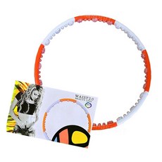 훌라후프 오렌지 화이트 여름대비 데이트 여성용