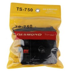 QYT YAESU ICOM KENWOOD CB 자동차 모바일 라디오 워키 토키 용 헤비 듀티 다이아몬드 TS 750 외부 스피커 3 5mm TS750 라우드, [01] TS-750, 1개