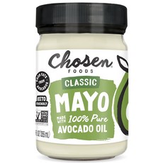Chosen Foods 초슨푸드 100% 아보카도 오일 베이스 클래식 마요 355ml, 4개
