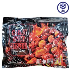 통마늘 매콤 닭꼬치, 20개, 40g