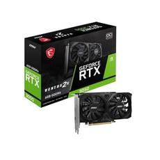 MSI RTX 3050 LP 6G OC 게이밍 그래픽 카드 - 6GB GDDR6 1492MHz PCI Gen 4 96비트 1배 DP(v1.4a)