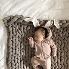 더랄라 26봄 토끼 슈트 유아 아기 바디슈트