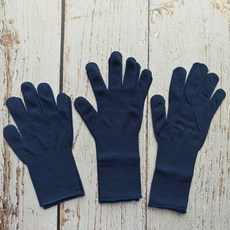 검도 속장갑 방어구콤 땀 흡수 향균방지 면속장갑, 1개, 네이비블루