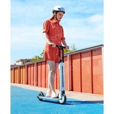 샤오미 나인봇 전동 스쿠터 Air T15 휴대용 접이식 출퇴근용, 36V, 하얀색