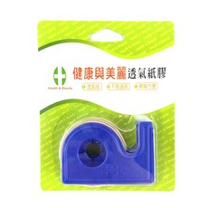 健康與美麗透氣紙膠 半吋 醫療 低過敏膠, 1個, 膚色 半吋紙膠*2+切台, 膚色/白色