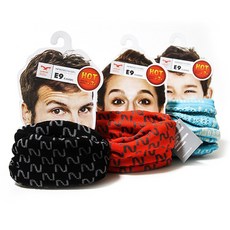 나루 나루 마스크 E9 숨쉬기편한 방한 워머 겨울용 등산 자전거 골프 스포츠, 블루(어린이용), 1개