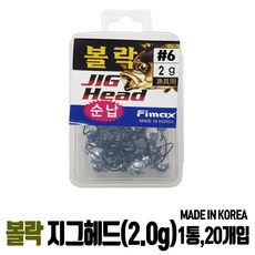 국산 볼락 지그헤드 순납 벌크 덕용 봉돌 바늘 루어 용품 마쓰바늘, 1개, 1개입