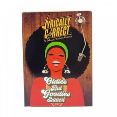 臺灣發貨-Lyrically Correct 成人遊戲之夜和樂趣瑣事朋友聚會音樂遊戲卡, Lyrically Correct老, 1個