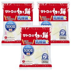 佐藤 切麻糬 乳酸菌Plus, 3個, 300g