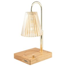 Rofancy 洛帆晞 玻璃公主定時系列 融蠟燈, 獨家三段定時, 亮度調光自由調整, 無煙無火, 奶茶色