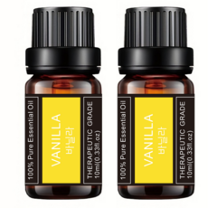 레노포프 천연 에센셜오일 & 블랜딩오일 35종 테라퓨틱등급, 2개, 9.바닐라, 10ml