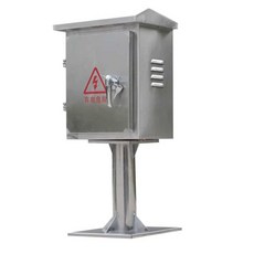 스텐 분전함 옥외 스탠드 커버 노출 배선 배전함 박스, 1개, 6.304스텐-70x50x25/기둥60cm