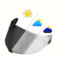 Face Shield AGV Pista GPRR Pista GPR Corsa-R 헬멧 쉴드 바이저 윈드실드용 김 서림 방지 필름(김 서림 방지 필름), 포토크로믹 클리어 낮과 밤