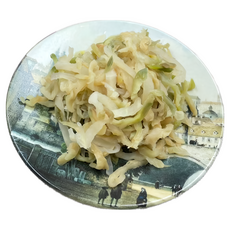 四川淡榨菜絲1斤裝，清脆爽口，鹹度適中，多種料理方式，美味又健康, 300g, 1個