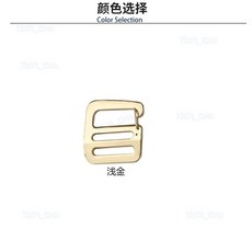 樂購 兒童背帶配件 1寸弧面九字扣織帶調節彈簧鈎扣 箱包五金配件 內徑25mm