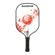 BLAZESTAR Precision 2.0 玻璃纖維 運動用球拍 加大甜區, 橘色, 4個
