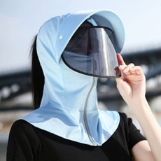 풀커버자외선차단썬바이저얼굴햇빛가리개썬캡big1+4vgA