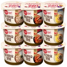 CJ 컵반 참치마요덮밥204g3개 +불닭마요덮밥219g3개+치킨마요덮밥233g 3개, 1세트, 1.968kg