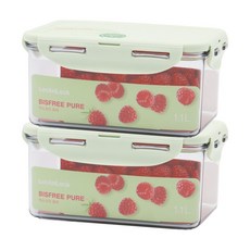 락앤락 비스프리 스테커블 직사각 밀폐용기 1.1L, 단품, 2개