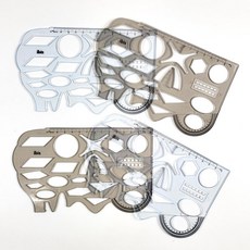 [쀼샵] 아이비스 1500 구부러지는모양자(SP) 12138, 랜덤1개