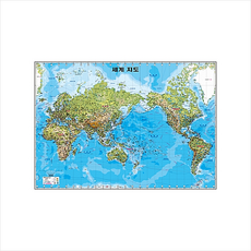 성지문화사 세계지도 한글판 지세도 (코팅) (2010년판) +미니수첩제공, 편집부