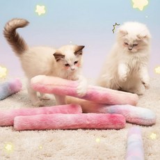 슈슈펫 고양이 장난감 37cm 마따따비 캣닢인형 3종, 레드,민트,퍼플 3종, 1세트