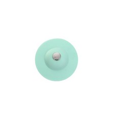 水槽過濾器 排水孔過濾器 廚房按壓彈跳芯 矽膠飛碟地漏, 綠色, 1個