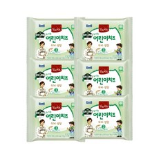 매일유업 유기농 상하치즈 3단계 어린이치즈 60매, 3단계 두뇌성장, 180g, 6개