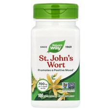 Nature's Way St. John's Wort 100 Vegan Capsules (350 mg per Capsule), 1개