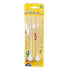 DOOBY 大眼蛙 神奇喝水杯 練習杯 吸管杯, 1個, 圓孔吸管250ML（長度可修剪）