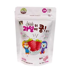 뽀로로 과일이쿵 요거트품은 딸기가쿵 유기농과일칩 과일칩, 16g, 1개