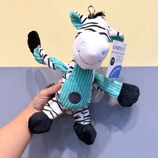 綺敏 K9 狗狗玩具 LINK TUFF 耐咬舒壓玩具 狗磨牙玩具 捲捲手 拉拉手 福媽寵物, 捲捲手/斑馬, 1個