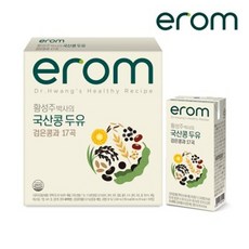 젠샵 이롬 황성주박사의 국산콩 검은콩과 17곡두유, 190ml, 16개