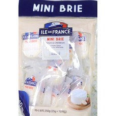 코스트코 ILE DE FRANCE MINI BRIE 일드프랑스 미니브리 25G x 10개입, 250g, 1개