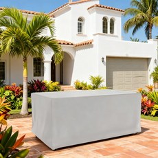 야외 가구용 방수 커버 정원 파티오 해변 소파 의자 테이블 비 보호 커버 32 사이즈, 115x115x74cm, 02 Silver