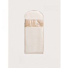 羽絨服壓縮防塵罩, 1個, 米色短款(90x58x15cm)