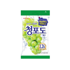 롯데웰푸드 청포도 캔디, 153g, 1개