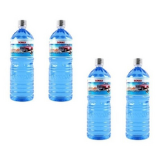 소낙스 워셔액 데일리 뷰 차량 앞유리 세정 깨끗한 운전 시야 안전한 자동차 유지 보수 관리 용, 4개, 1800ml